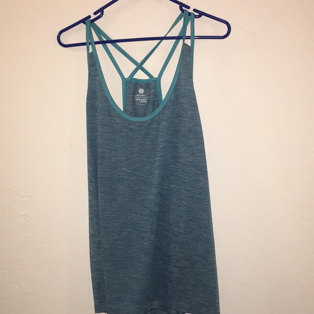 Old navy cross cross strap tank